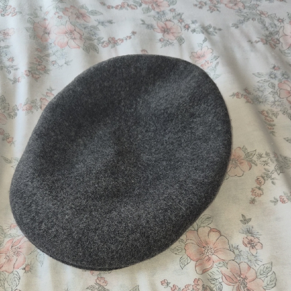 Kangol Charcoal Wool Beret